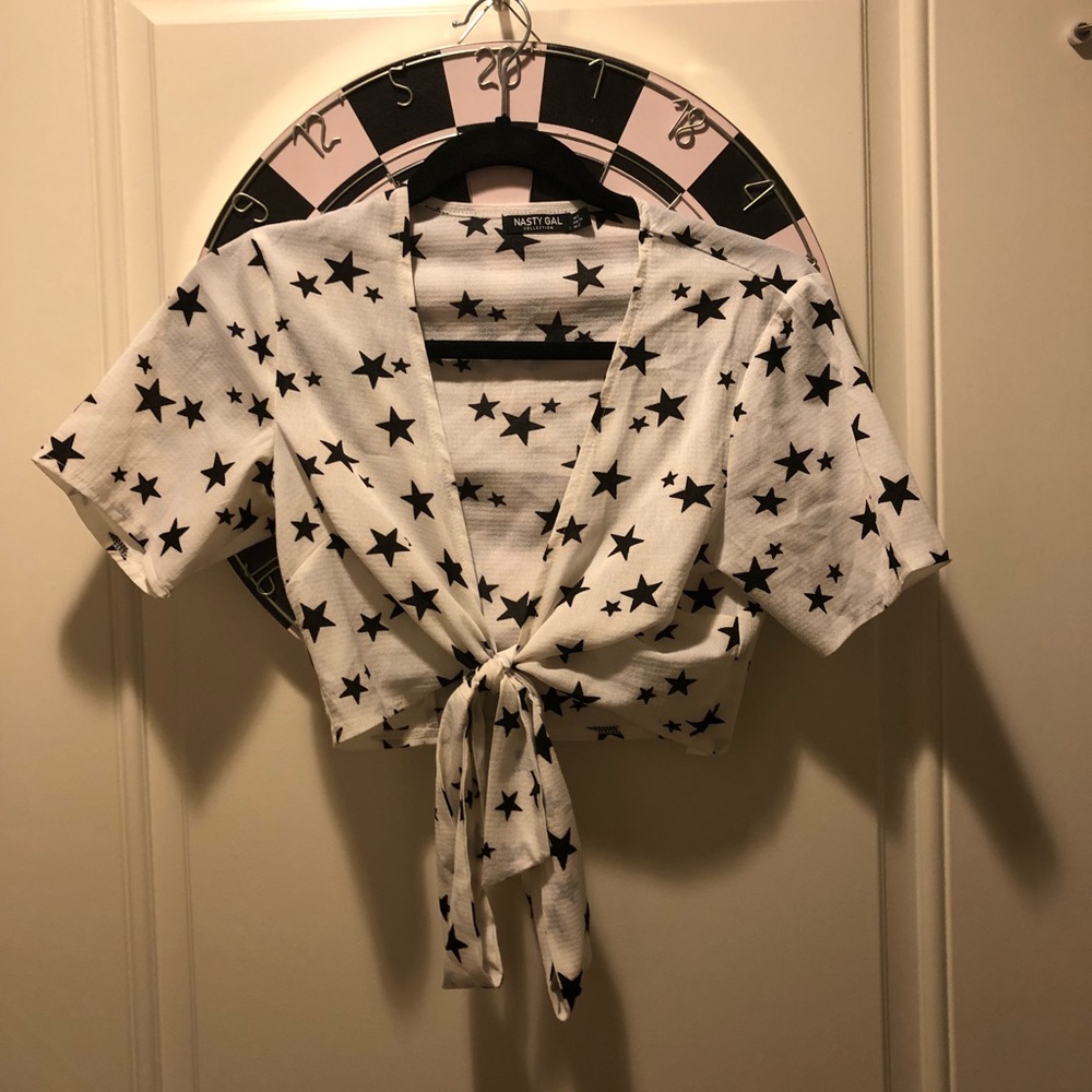 Nasty Gal Tie Top